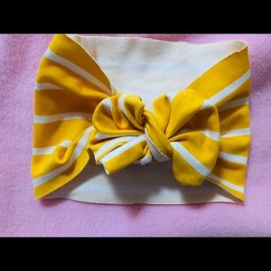 Handmade messy bow headwrap